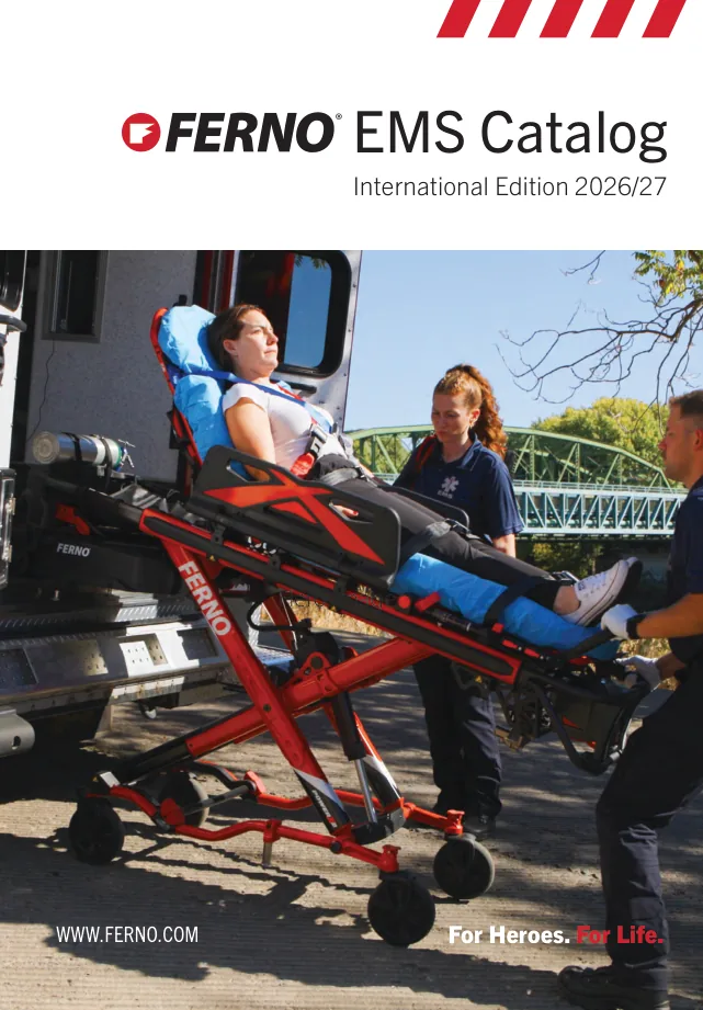 Portada del Catálogo EMS internacional 2026/27 de Ferno